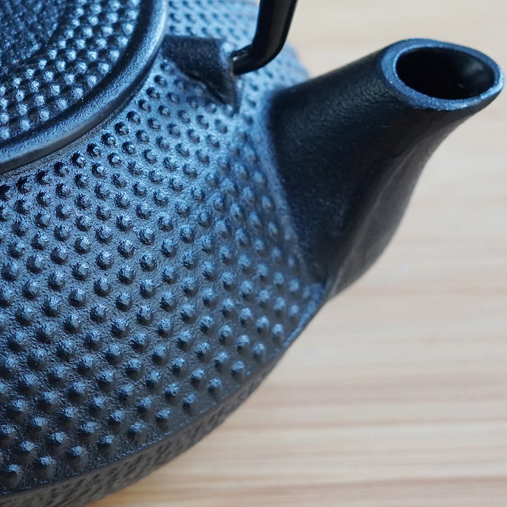 Gr8 Home Black Cast Iron Japanese Style Teapot with Infuser 800ml Image 3