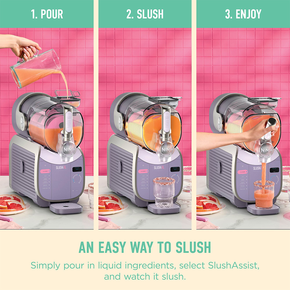 Ninja SLUSHi XL FS601UKPK1 Pink Frozen Drink Maker Image 5