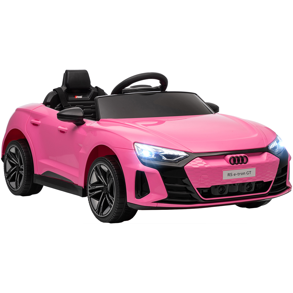 Tommy Toys Pink Licensed Audi RS e-tron GT Kids Electric Ride On Car with Remote 12V Image 1