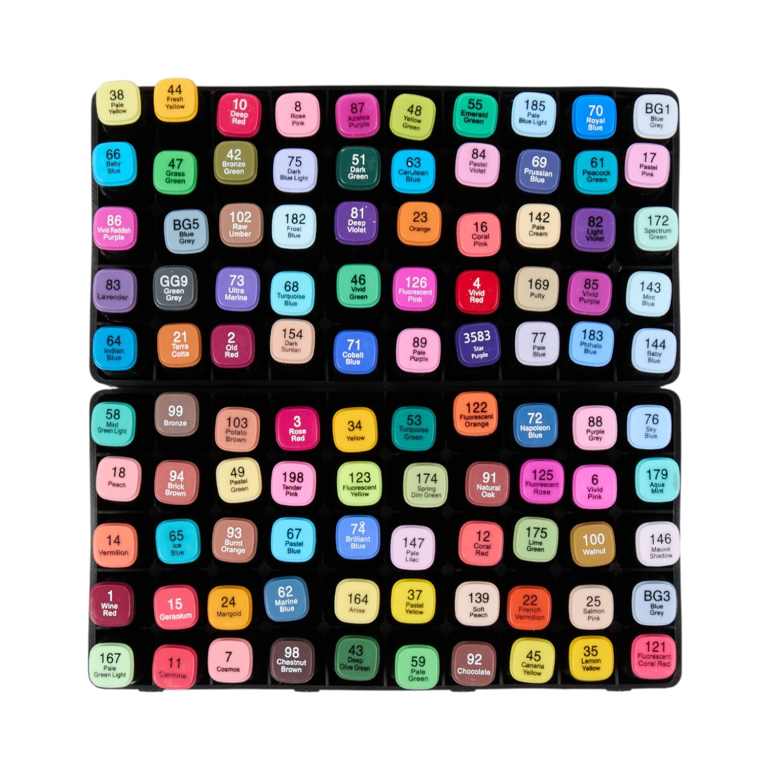 Pack of 100 Aqua Markers with Tray Image 5