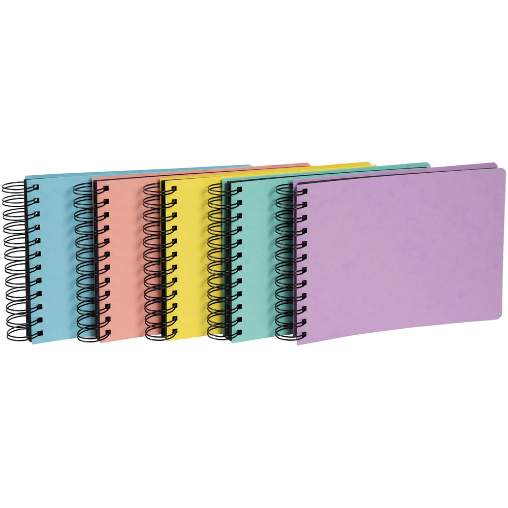 Exacompta Aquarel Multicolour Wirebound Photo Album 50 Pages 50 Photos Image 1