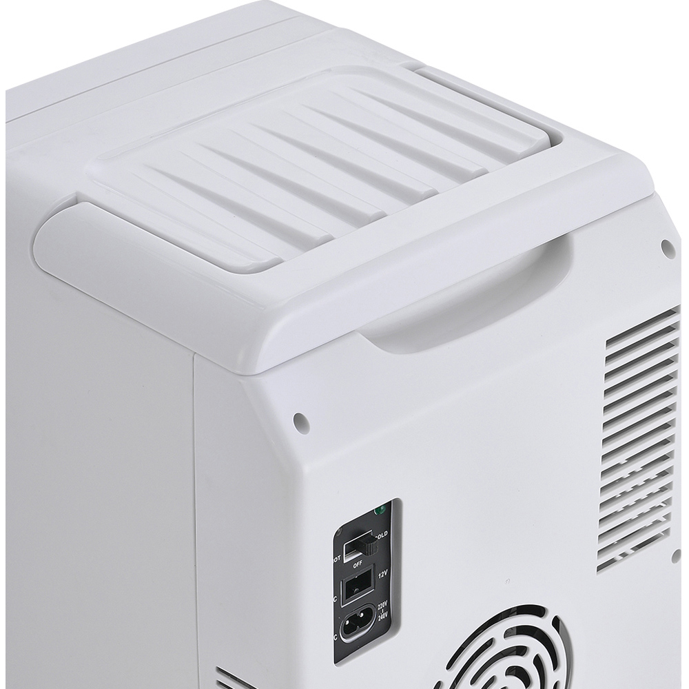 Living and Home FI0861 10L White Dual-Use Mini Refrigerator Image 6