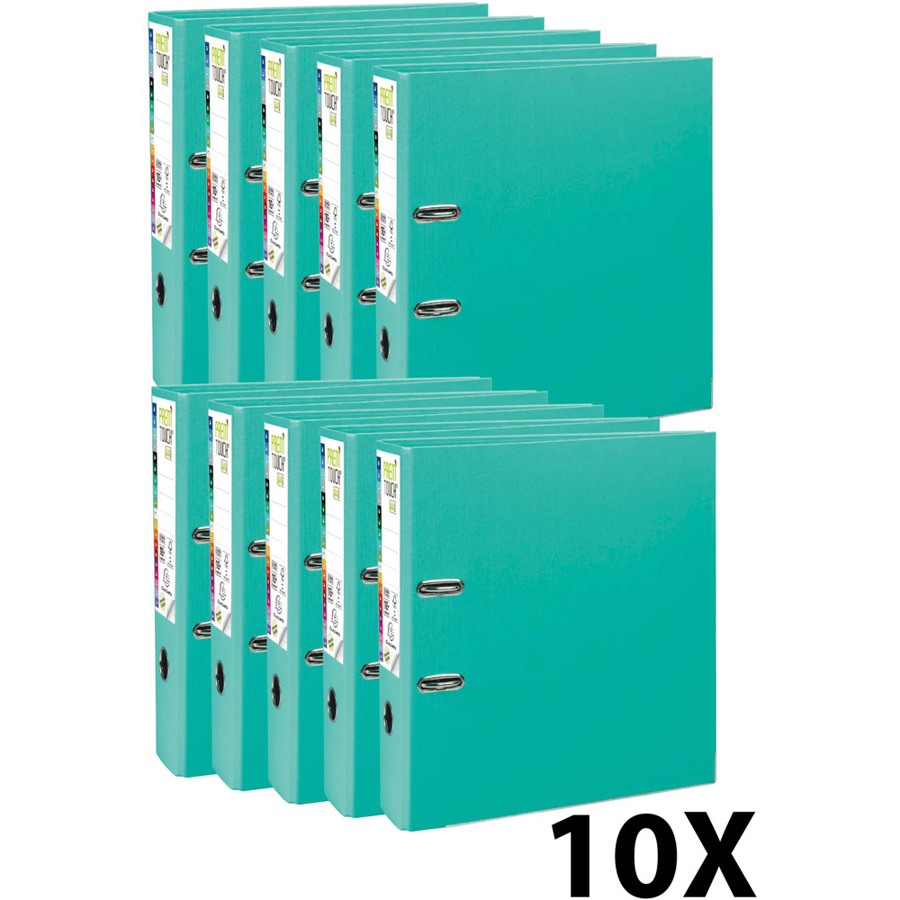 Exacompta PremTouch A4+ Light Green PP Lever Arch File 10 Pack Image 6