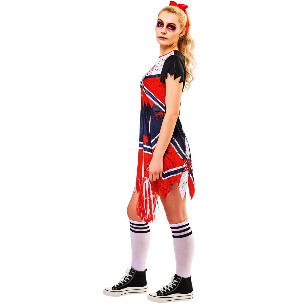 Rubies Adult Zombie Cheerleader Halloween Costume Large Image 4