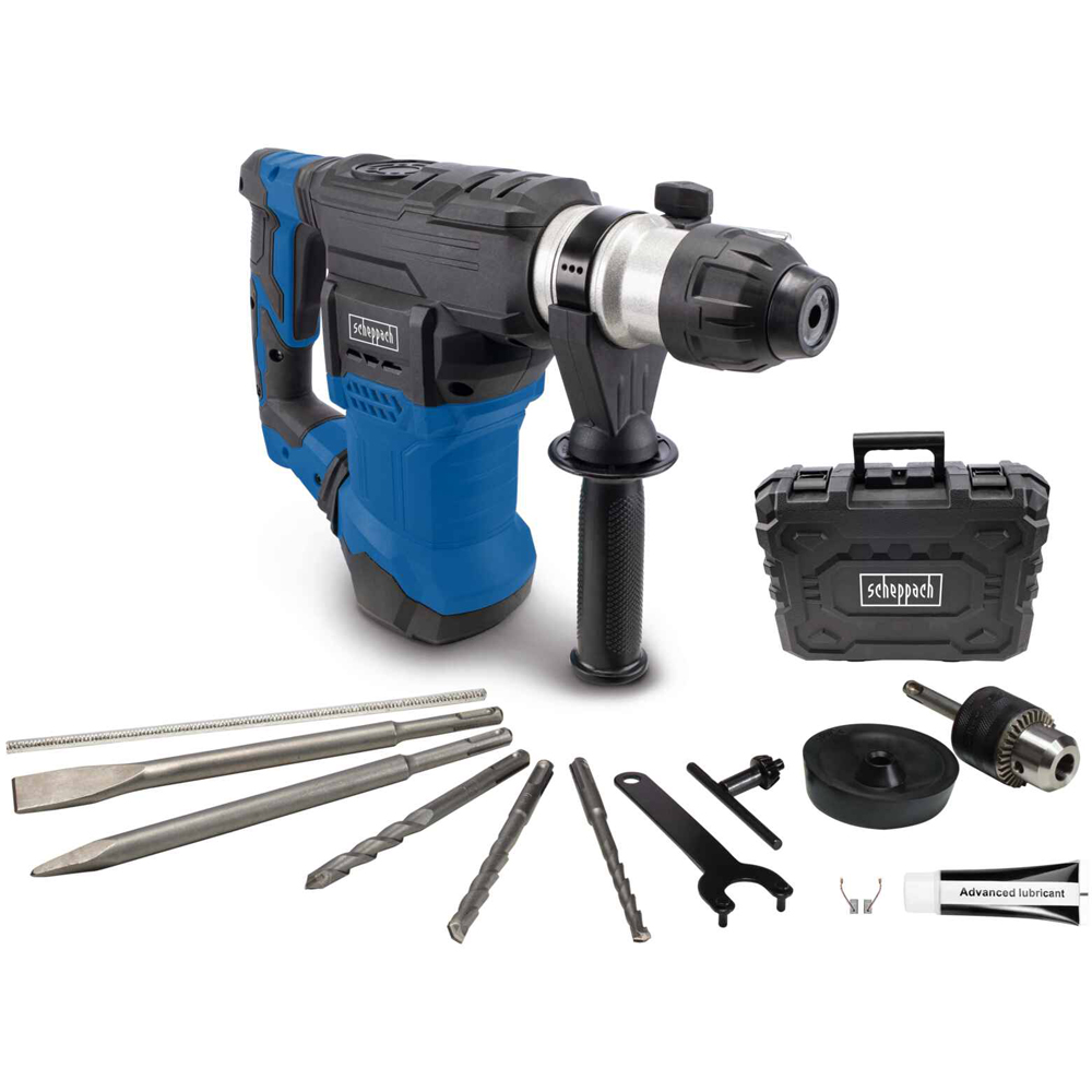 Scheppach DH1500 4-in-1 SDS-Plus Rotary Hammer Drill 1500W Image 3