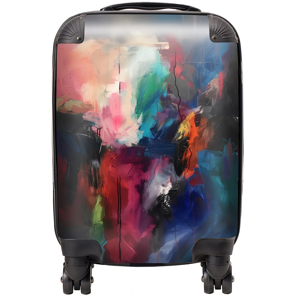 Warren Reed Designer Mini Cabin Cosmic Fusion Colours Of The Universe Suitcase Image 1