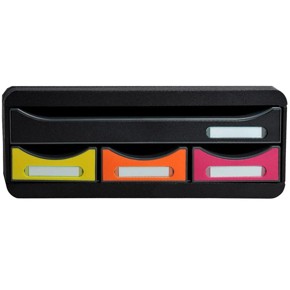 Exacompta Mini 4 Drawer Iderama Harlequin Toolbox Image 2