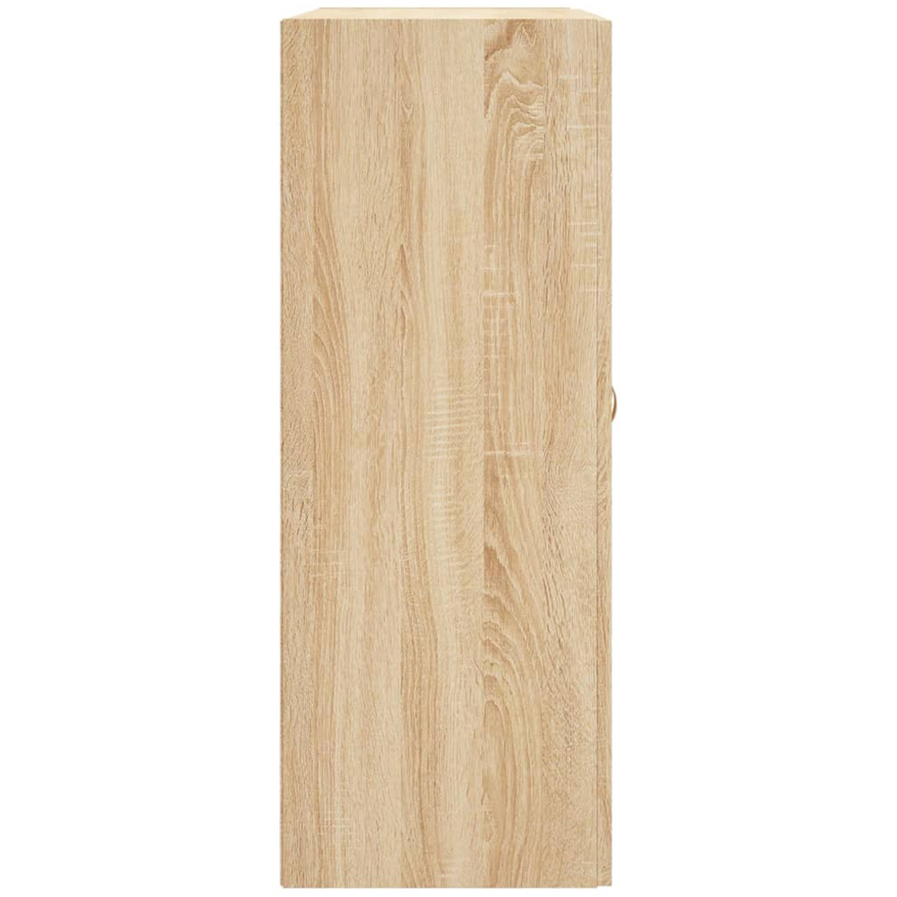 vidaXL 2 Door Brown Sonoma Oak Wall Mounted Cabinet 2 Pack Image 7