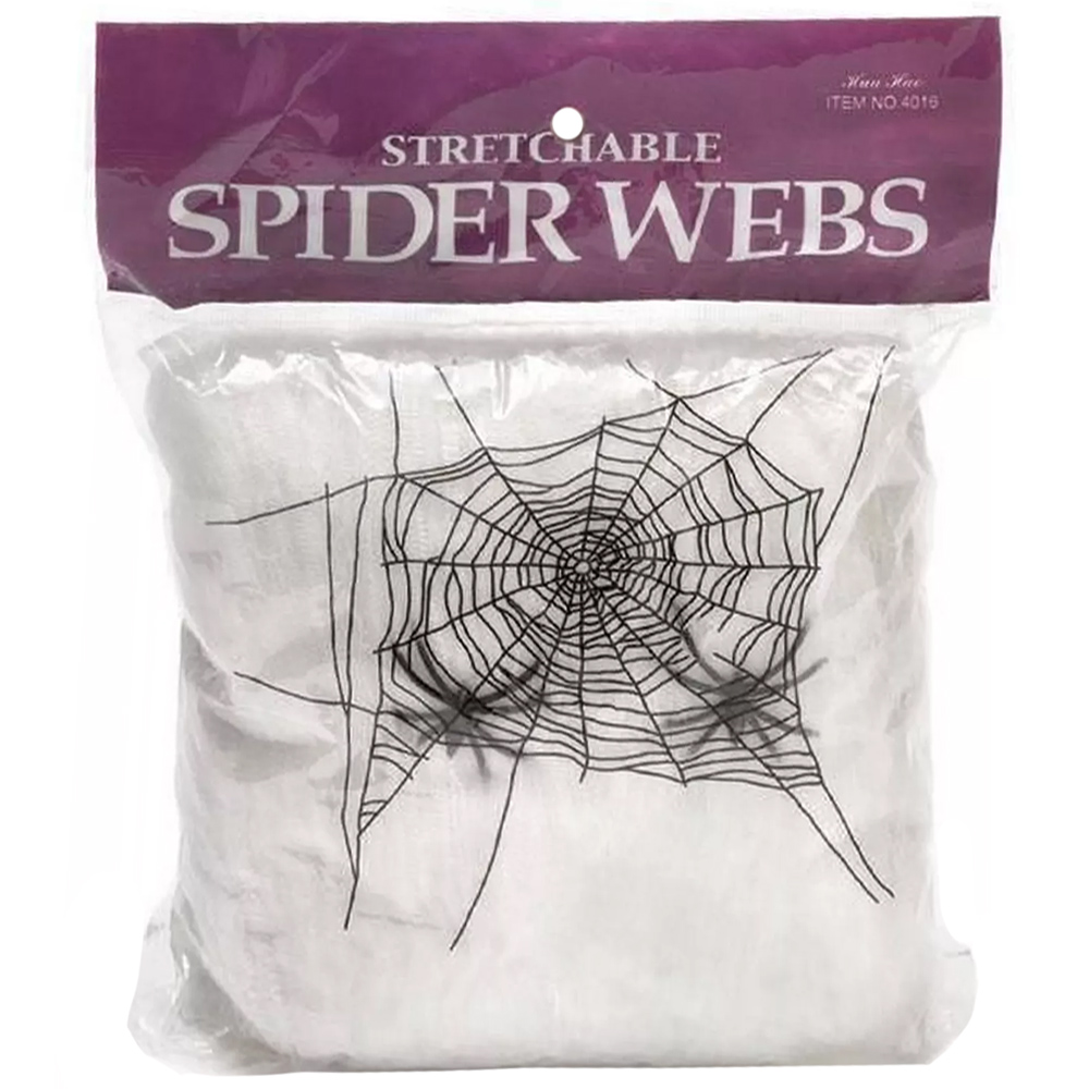 Shatchi Halloween Spider Web 20 Pack Image 1