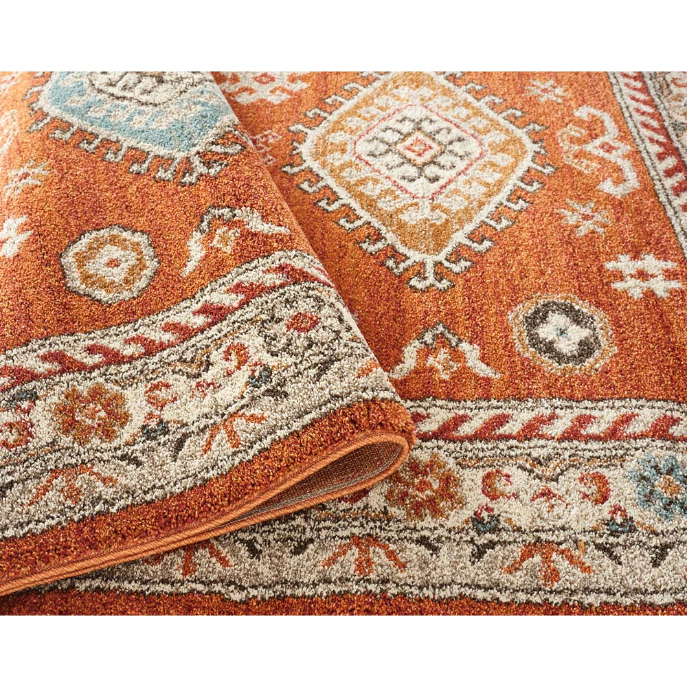 Portland HMC 5567 Terracotta Cashmere Rug 80 x 150cm Image 3