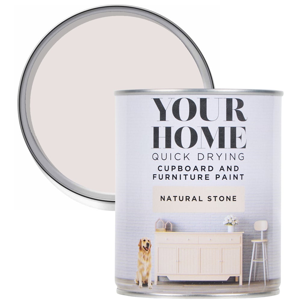 Your Home Cupboard and Furniture Paint 750ml Natural Stone Image 1