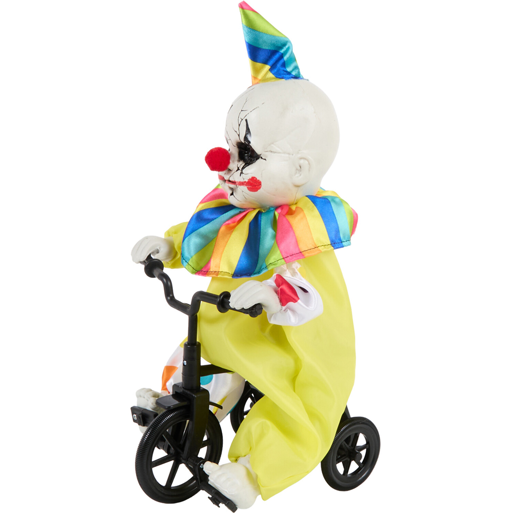 Animated Clown on Bicycle Decoration Image 2