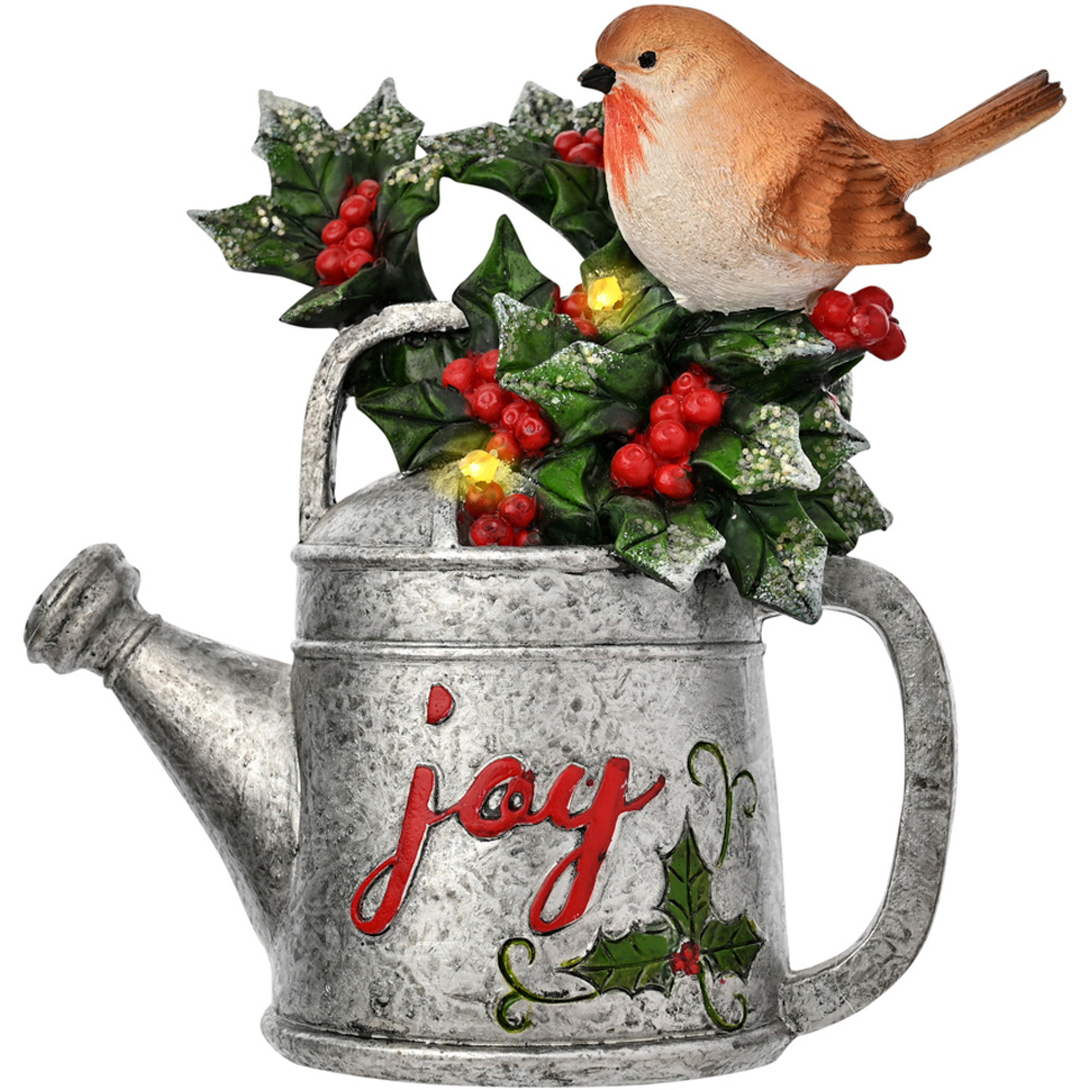 The Seasonal Gift Co. Robin Joy Jug Christmas Figurine Image 3