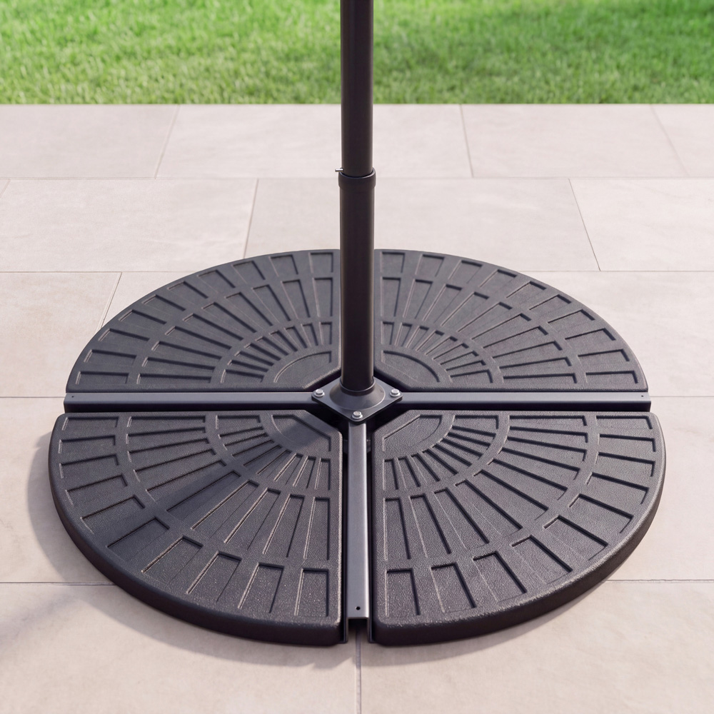 Charles Bentley 2 Piece Cantilever Parasol Base 12kg Image 5