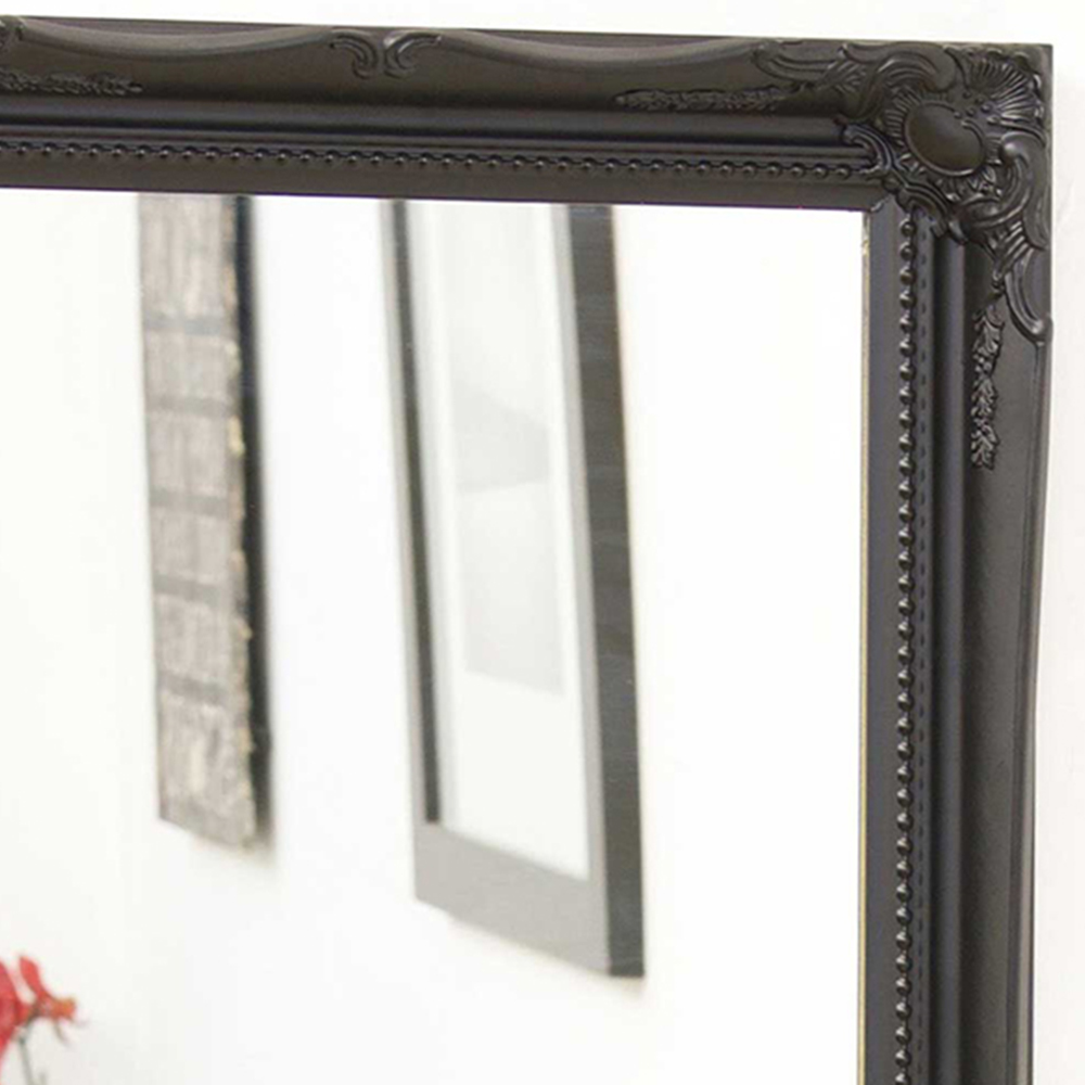 Fraser Black Beaded Dress Mirror 122 x 41cm Image 3
