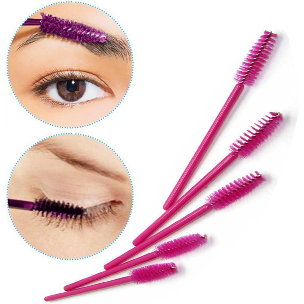 ATEK Hot Pink Disposable Mascara Wand 100 Pack Image 2