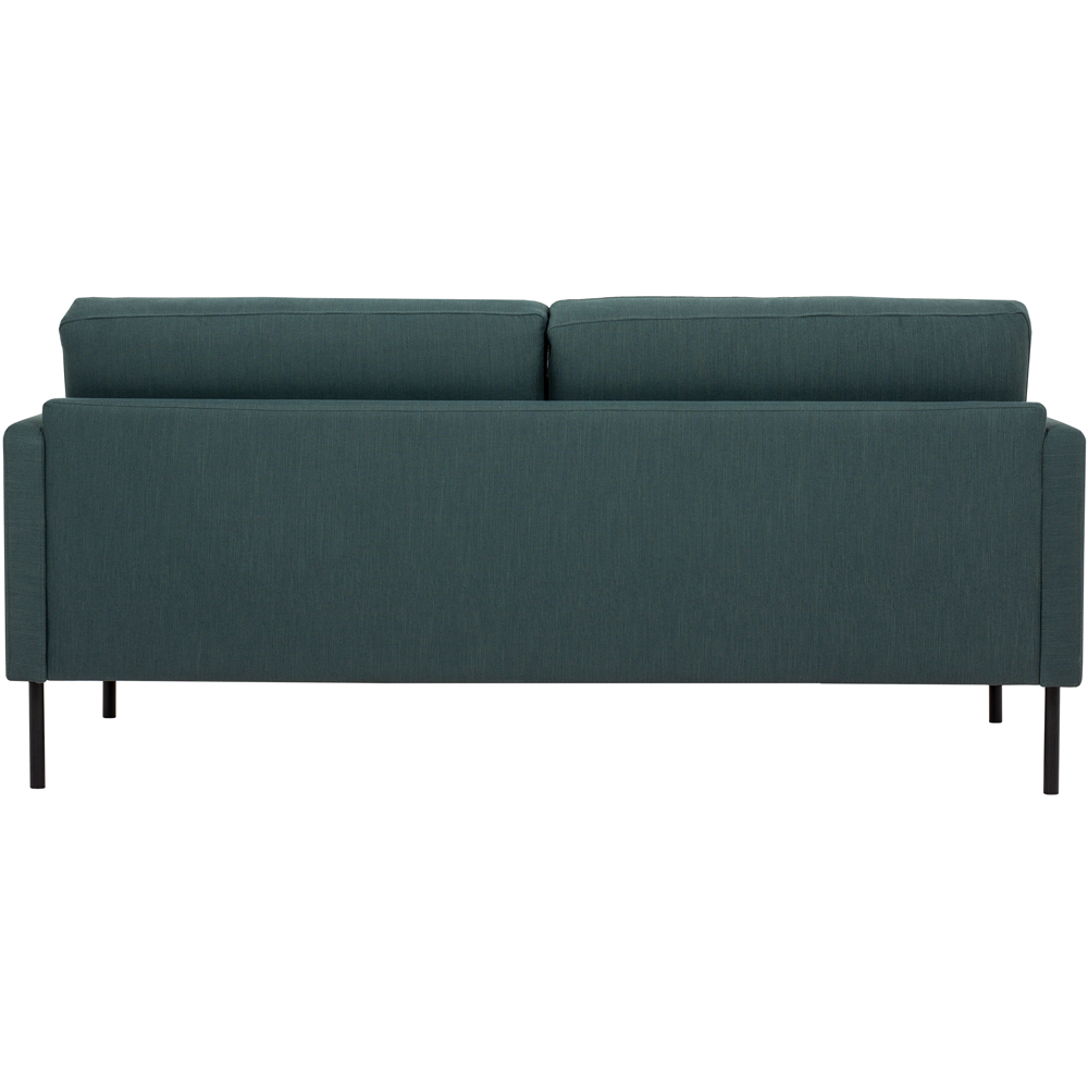 Florence Larvik 2.5 Seater Dark Green Sofa with Black Legs Image 5