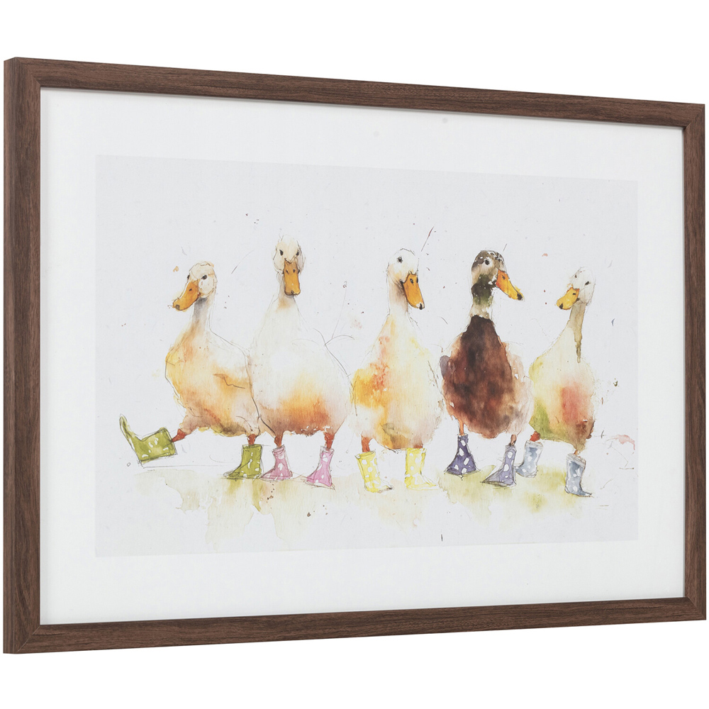 Ducks in Wellies Framed Print Image 3