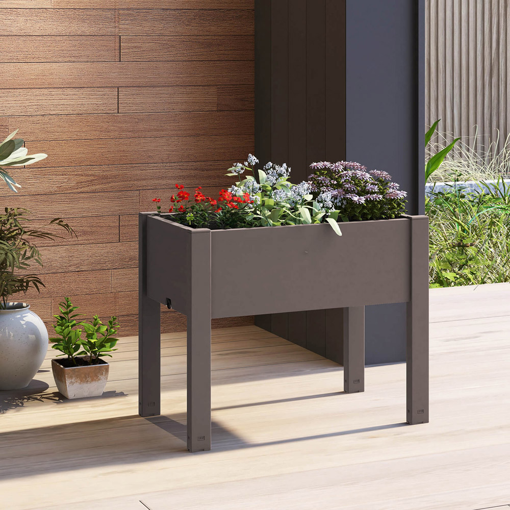 Costway Coffee Raised Bed with Drainage Hole 53L Image 3