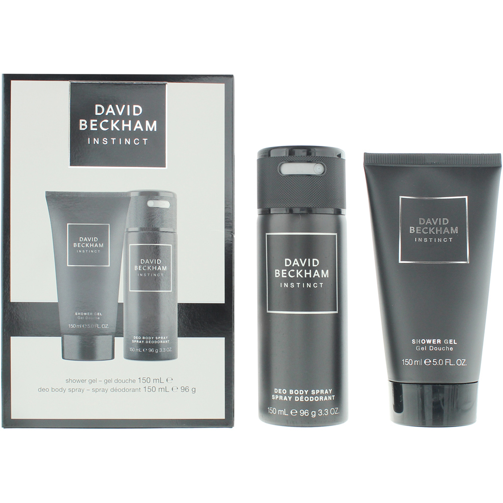 David Beckham Instinct Deodorant Spray 150ml Gift Set Image 1