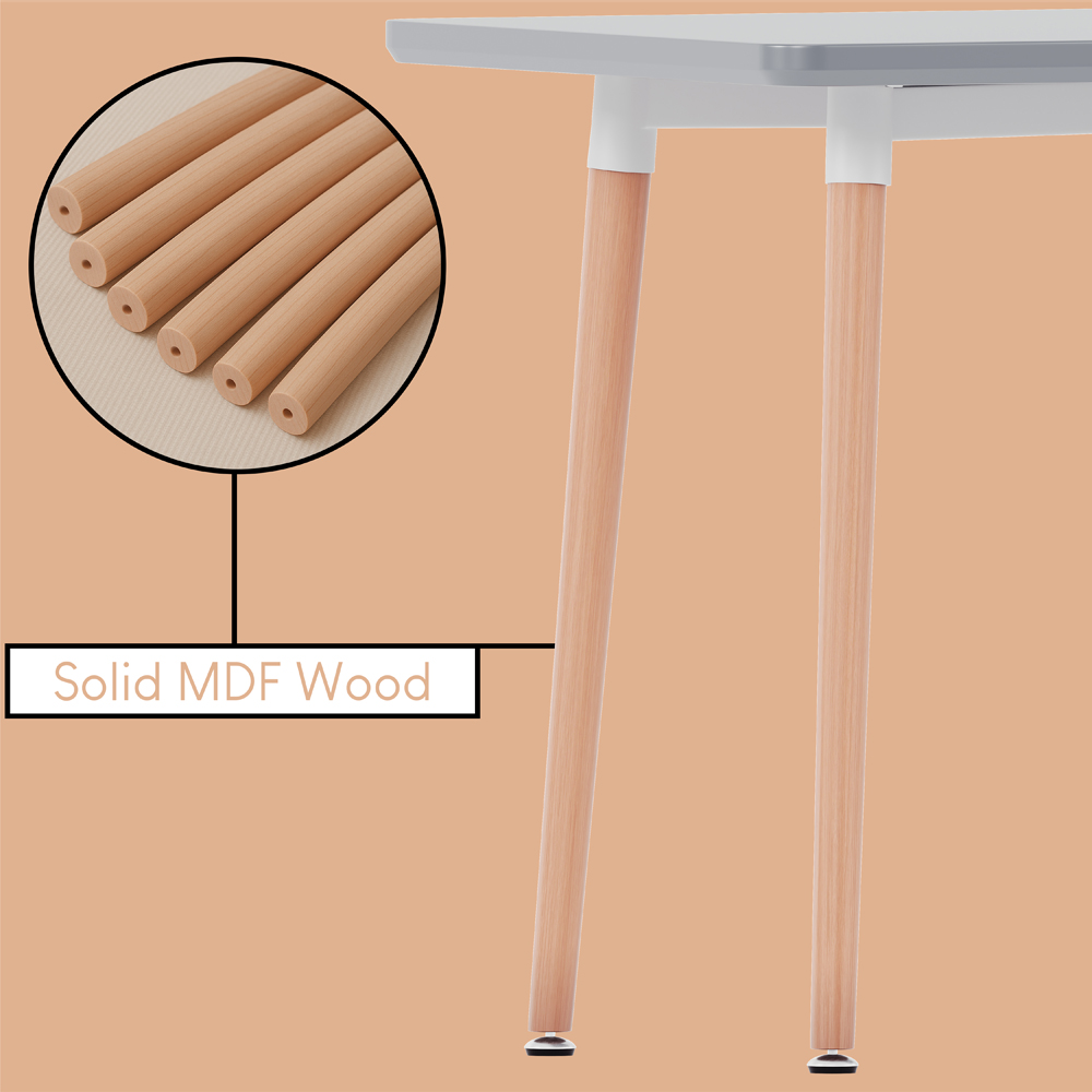 Vida Designs Batley 4 Seater Grey Dining Table Image 6