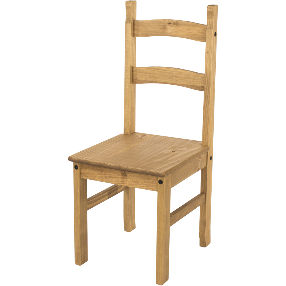Core Products Corona Set of 2 Antique Pine Dining Chair Image 2