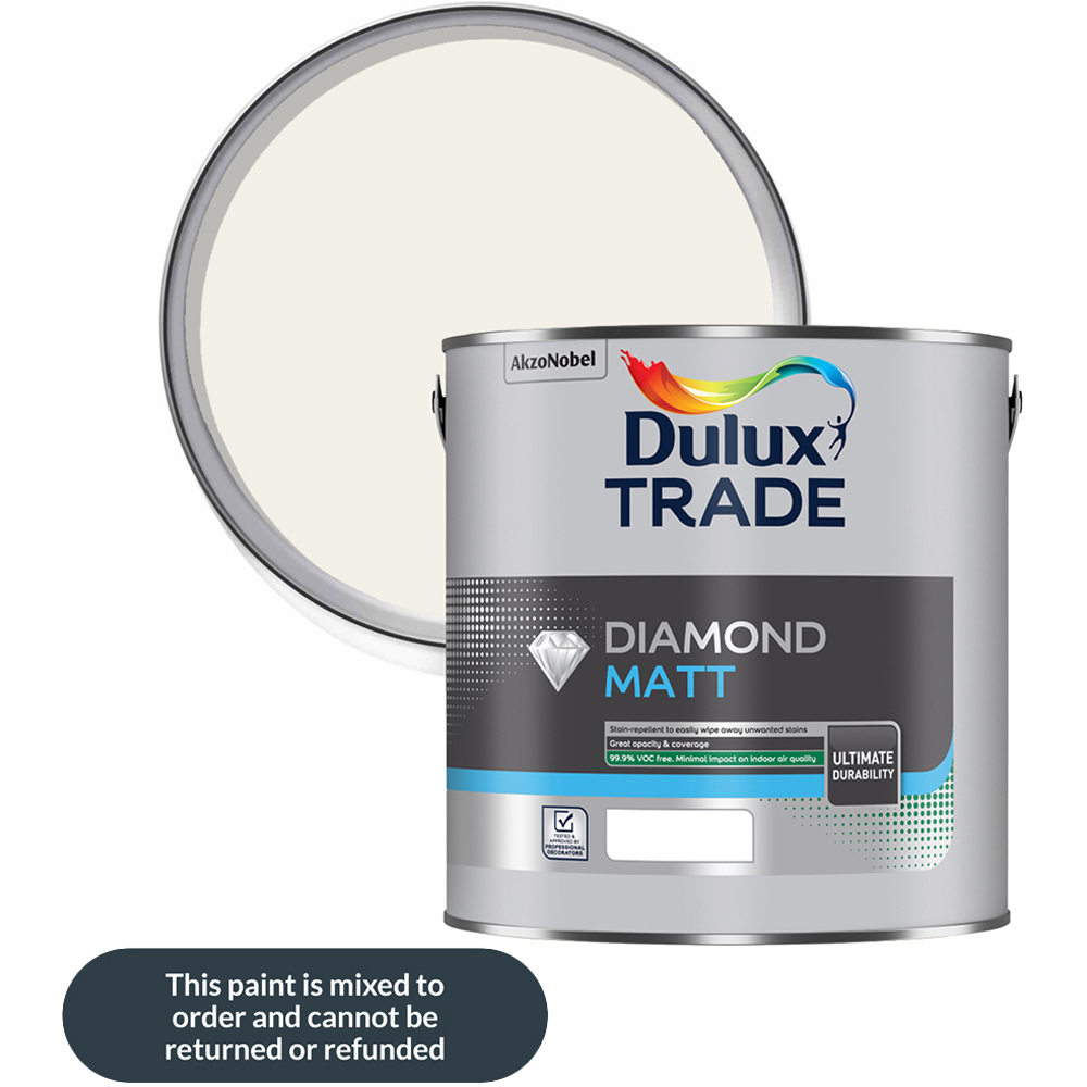 Dulux Trade Timeless Walls and Ceilings Diamond Matt Paint 5L Image 1