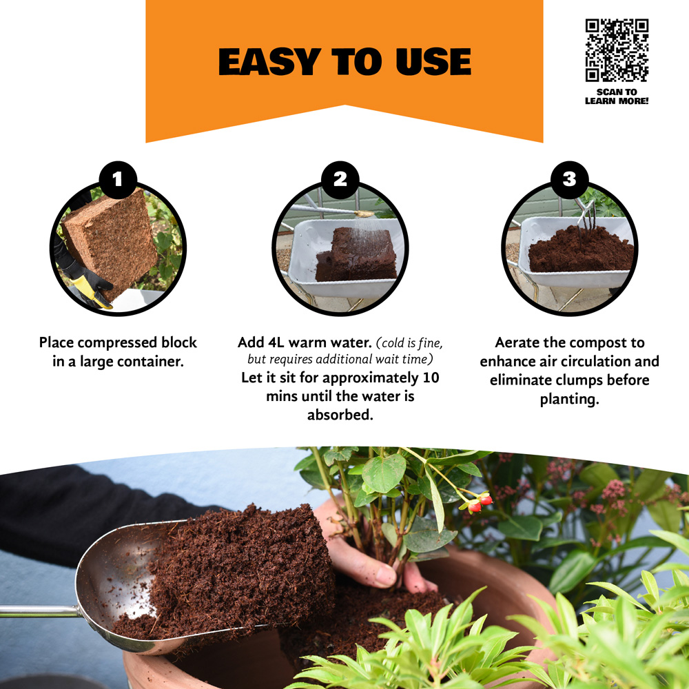Coco & Coir Little Big Compost All Purpose Compost 15L Image 5