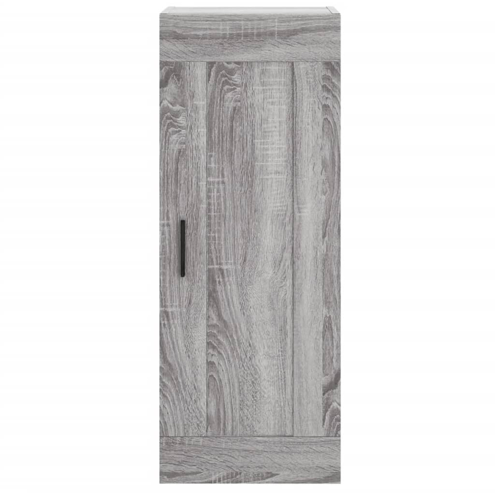 vidaXL Single Door 2 Drawer 2 Shelf Grey Sonoma Highboard Image 7