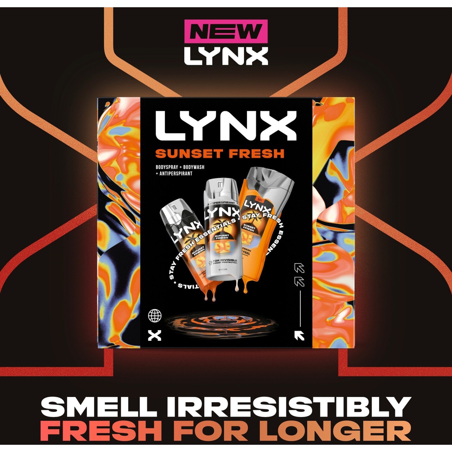 Lynx Sunset Fresh Trio Gift Set Image 2