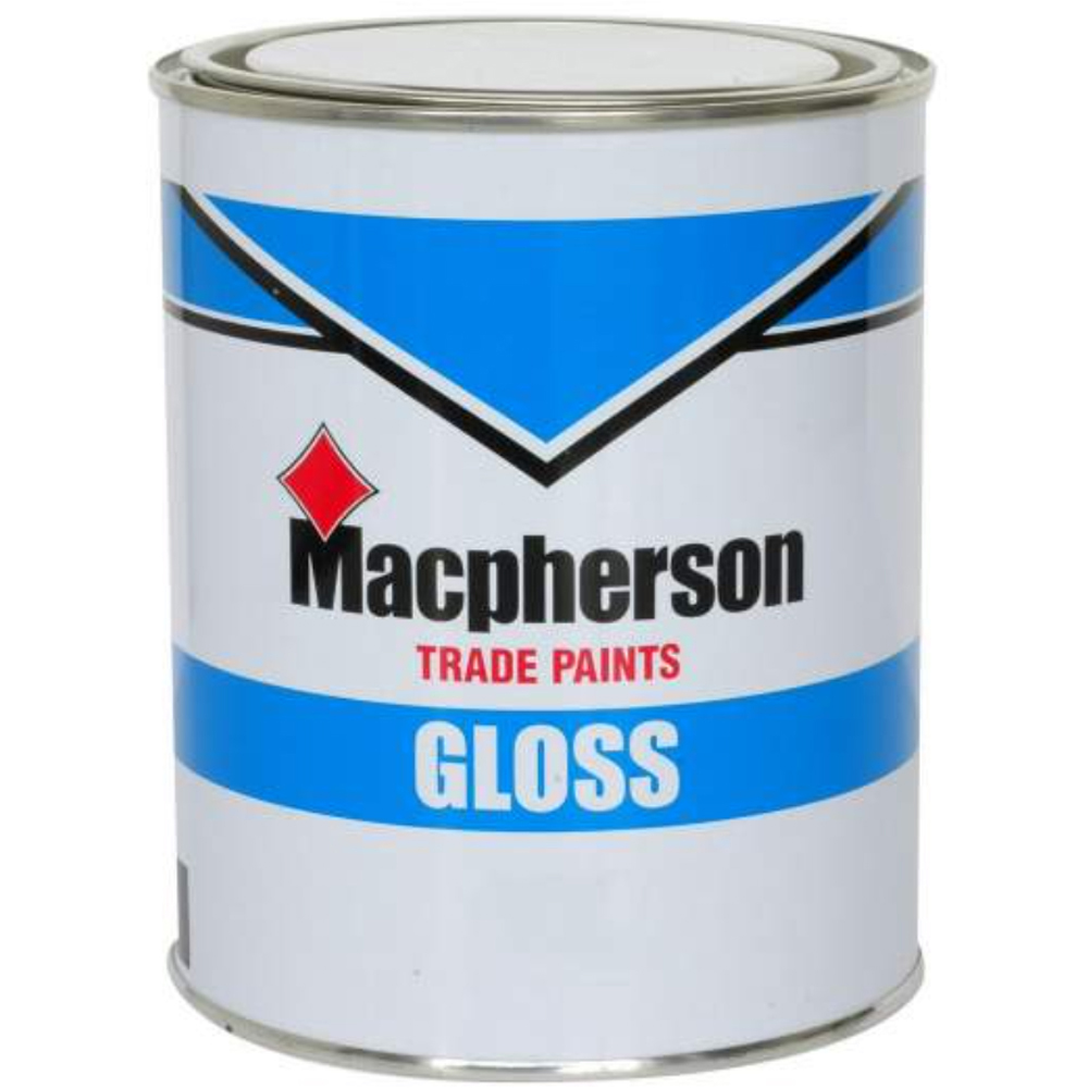 Macpherson Black Gloss Paint 1L Image 2