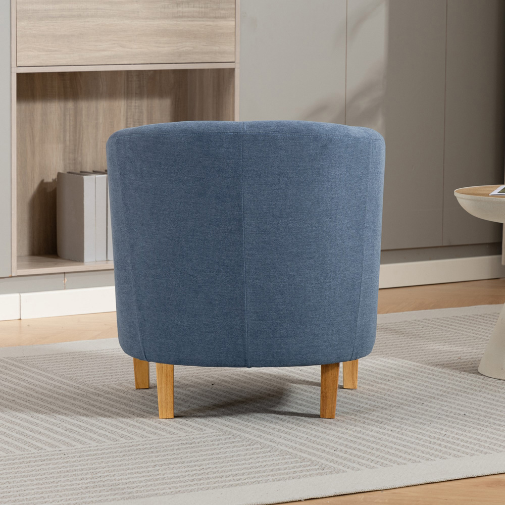 Artemis Home Millie Light Denim Fabric Accent Chair Image 6