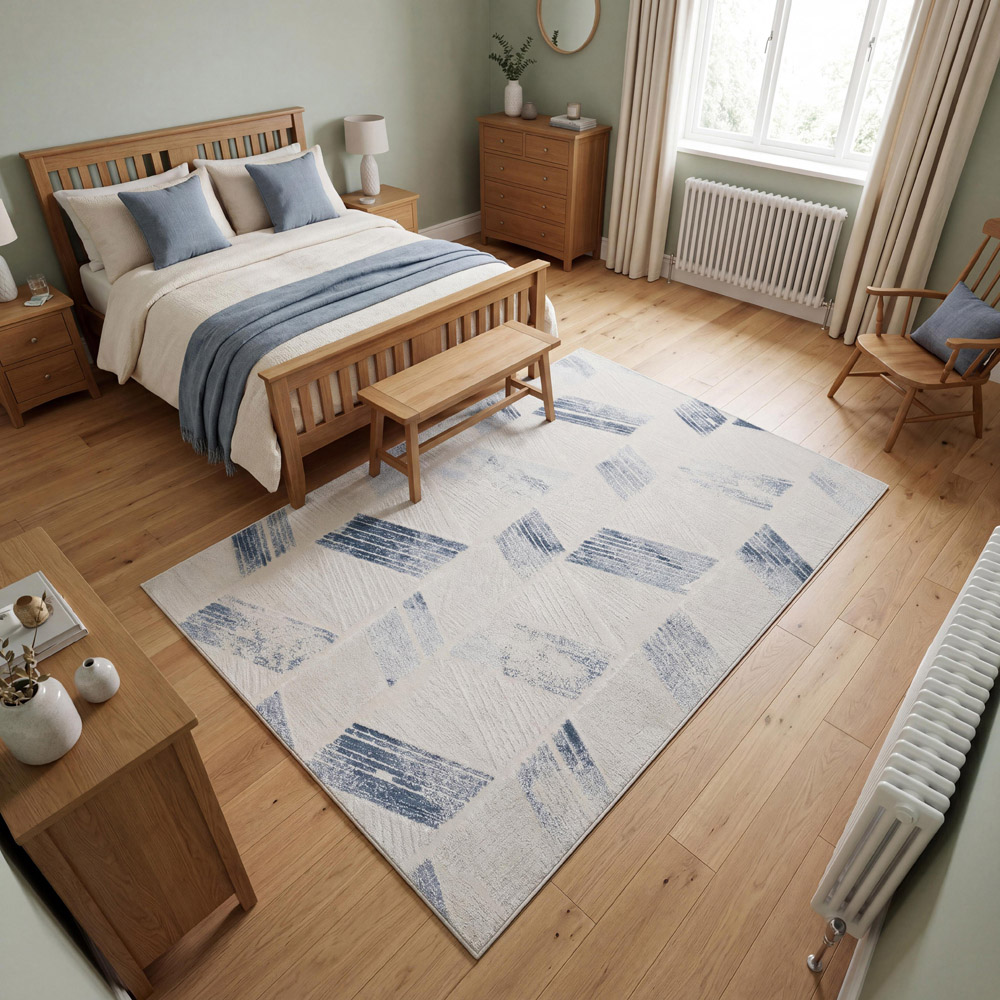 Arthouse Muse Zig Zag Navy Rug 200 x 290cm Image 5