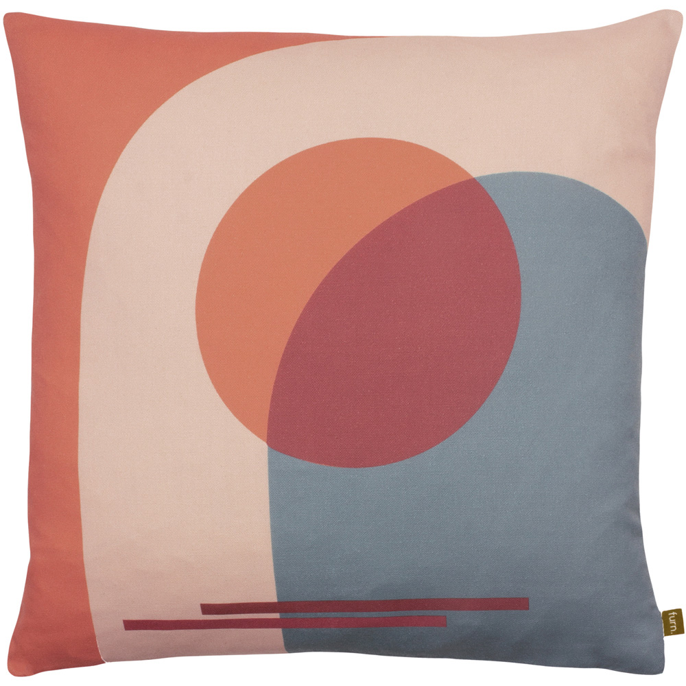 furn. Sun Red Arch Recycled Cushion Image 1