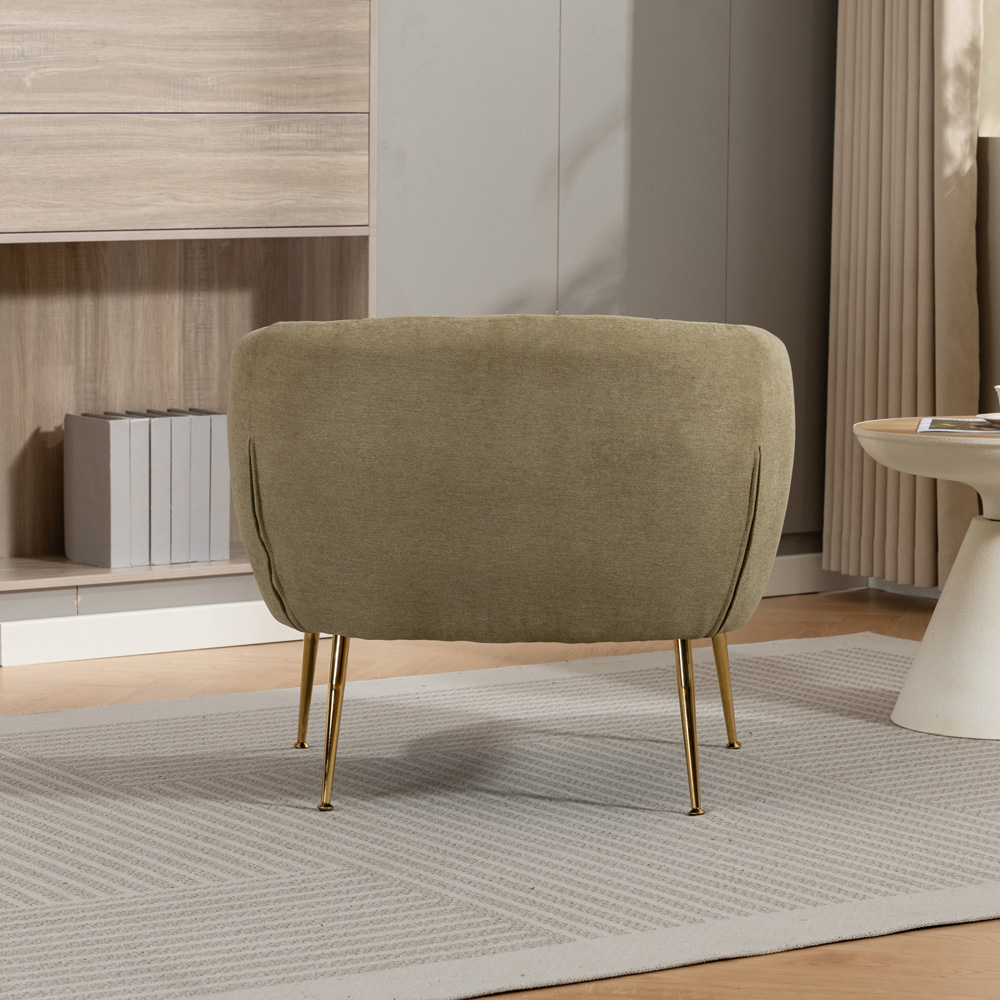 Artemis Home Stanton Pistachio Fabric Shell Accent Chair Image 6