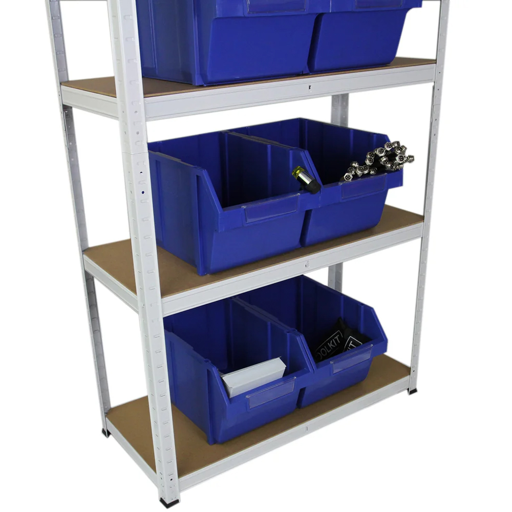 Monster Shop 5 Shelf White Shelving Unit Image 4
