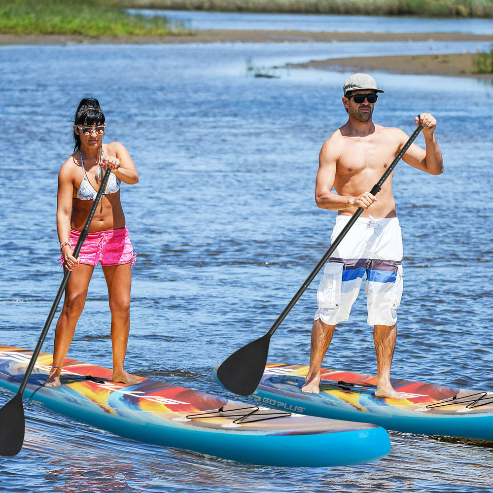 Costway Blue Inflatable Stand Up Paddle Board Set 11ft Image 3