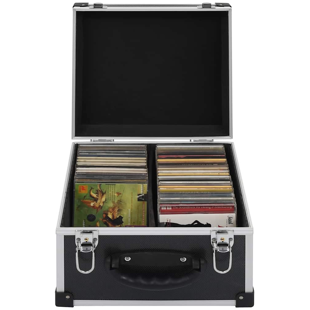 Walplus Black Aluminium ABS CD Case Image 2