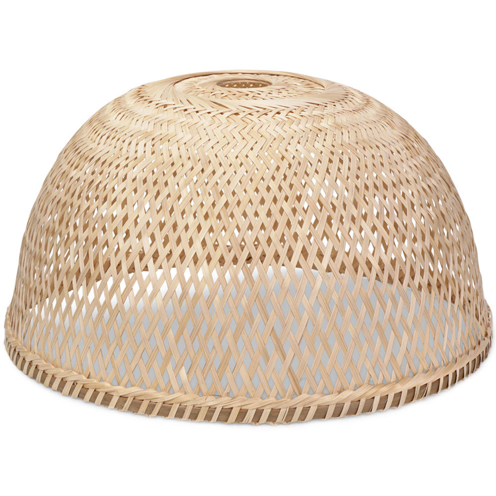 ValueLights Easy Fit Rosa Natural Bamboo Pendant Lamp Shade Image 1