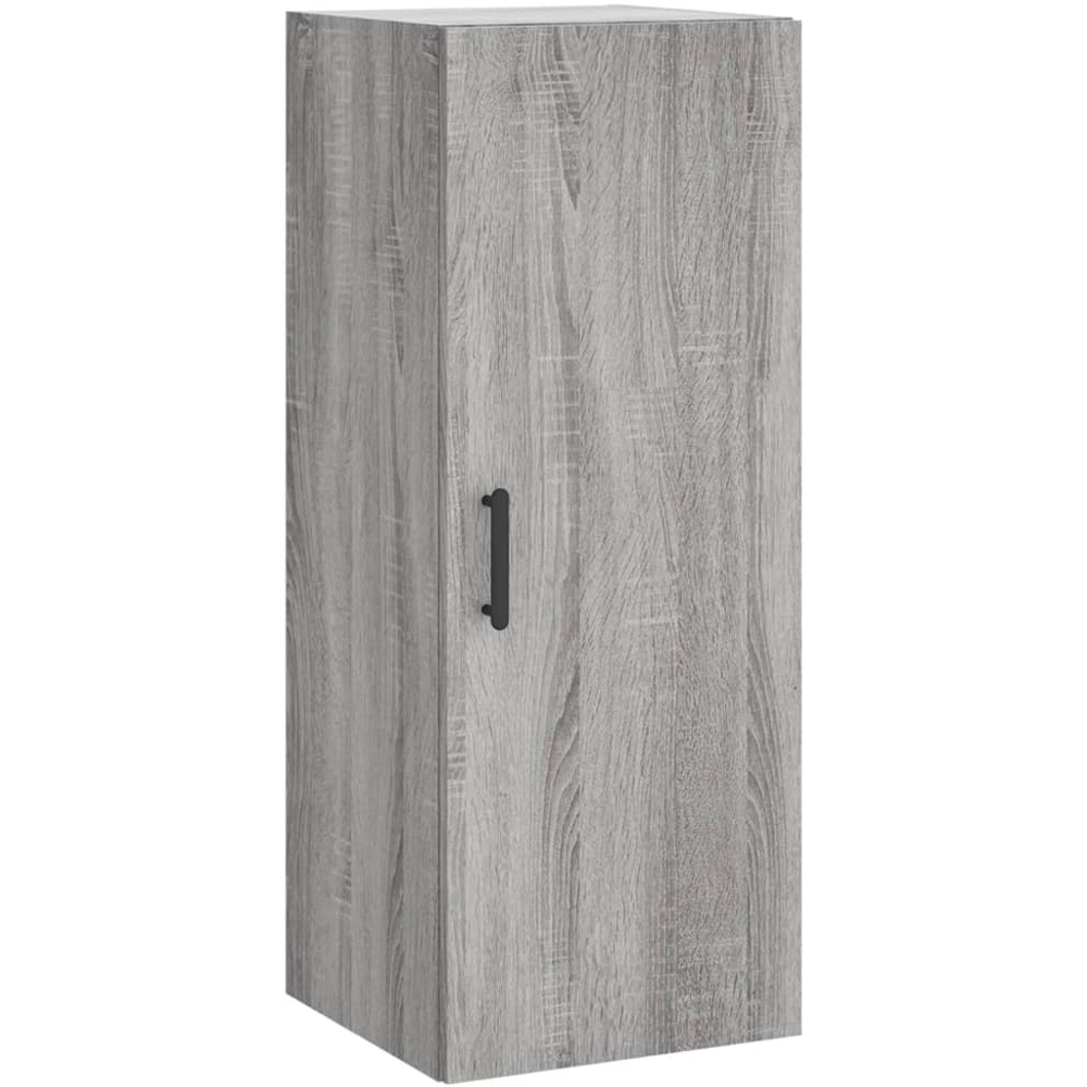 vidaXL Single Door 3 Drawer Grey Sonoma Highboard Image 7