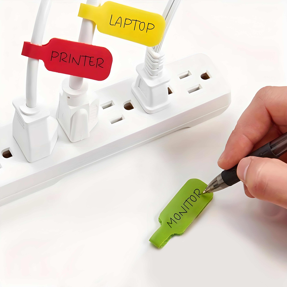 Avilo Multicolour Reusable Cable Label 10 Pack Image 4