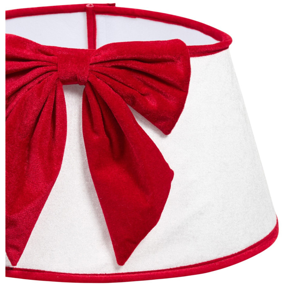 Red Bow Tree Skirt Image 4