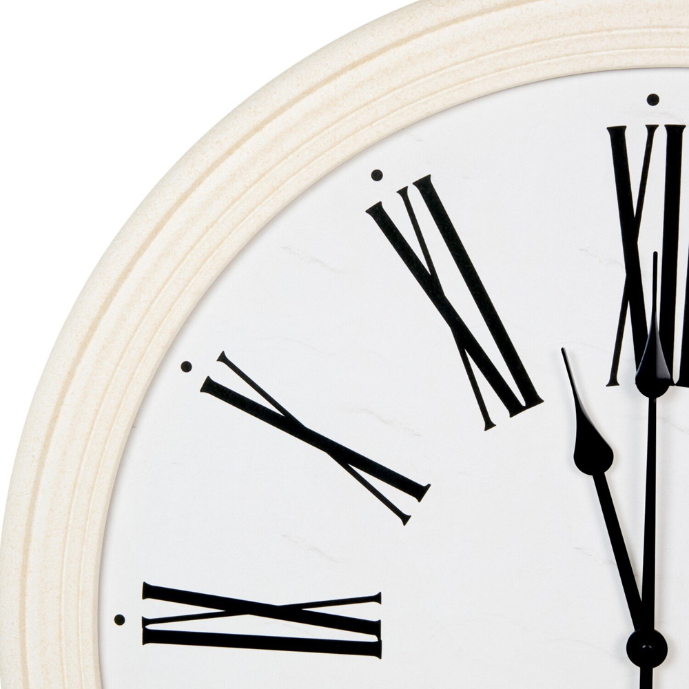 Numeral Clock Cream Image 5