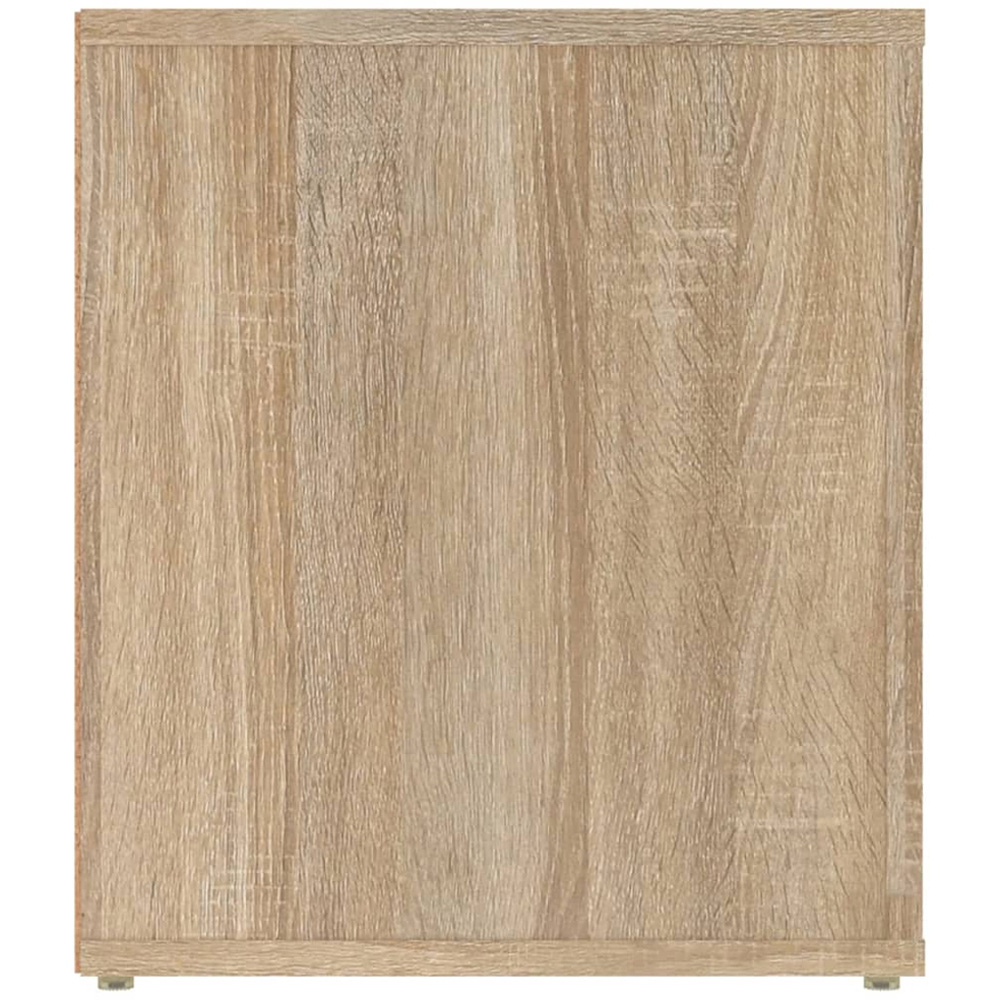 vidaXL 2 Drawer 2 Shelf Sonoma Oak TV Cabinet Image 8