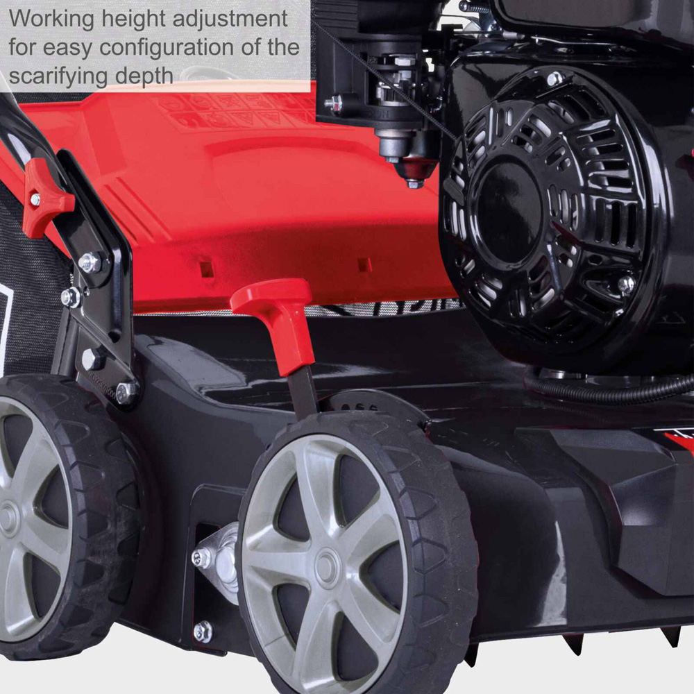 Scheppach SC55P 4kW Petrol Scarifier with 40L Collection Bag 212cc Image 7