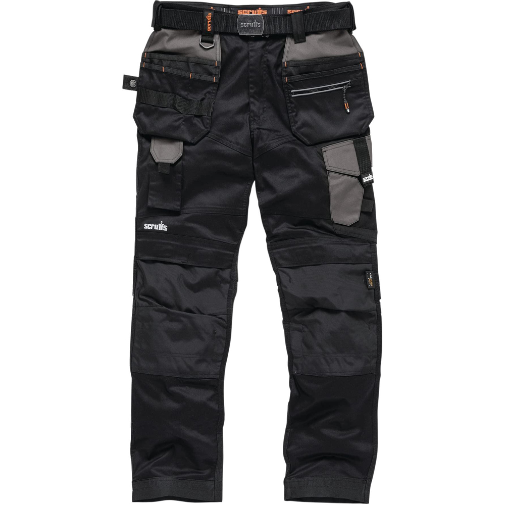 Scruffs Pro Flex Holster Trousers 34S Black Image 1