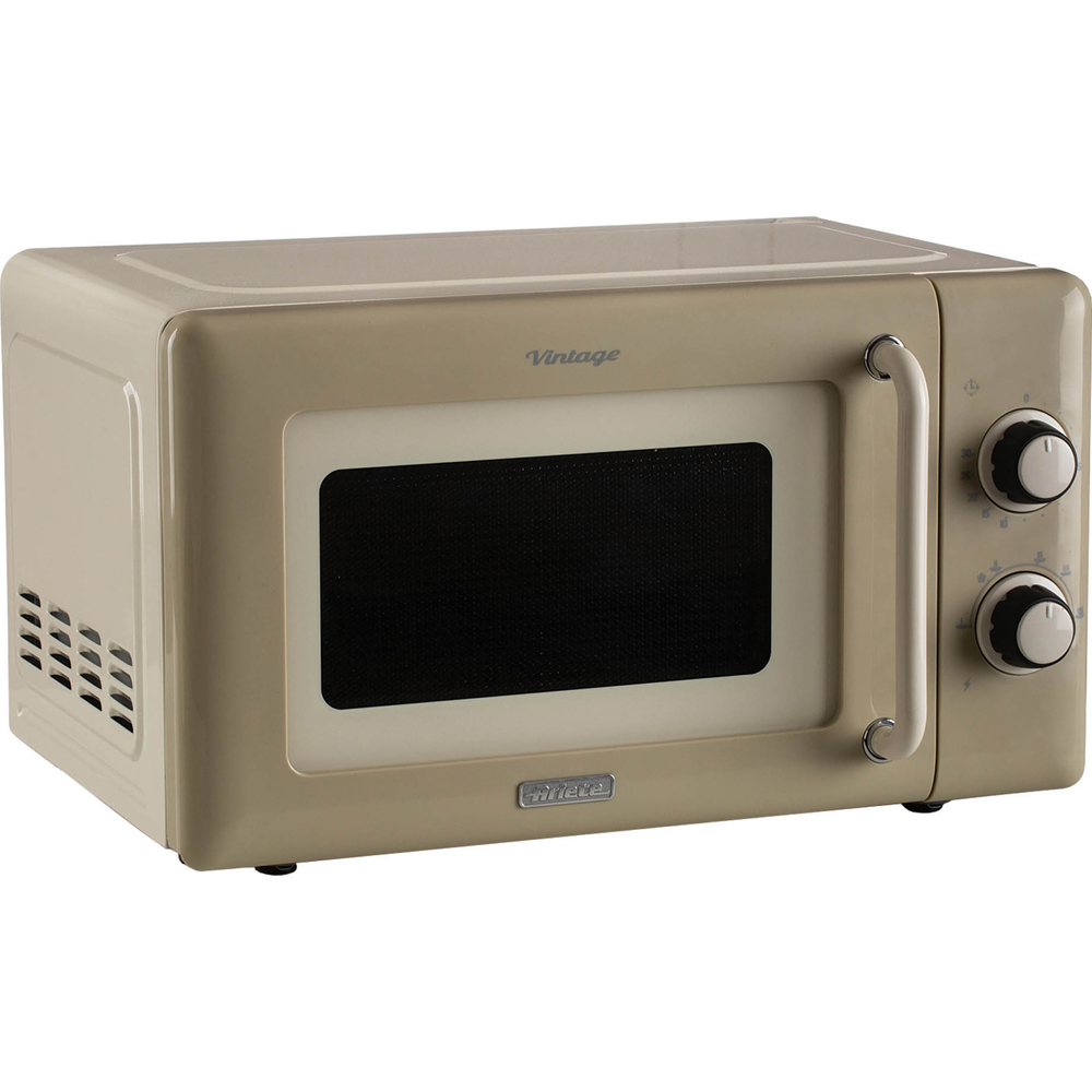 Ariete Vintage ARPK67 Cream 20L Microwave with 4 Slice Toaster and 1.7L Dome Kettle Set Image 4