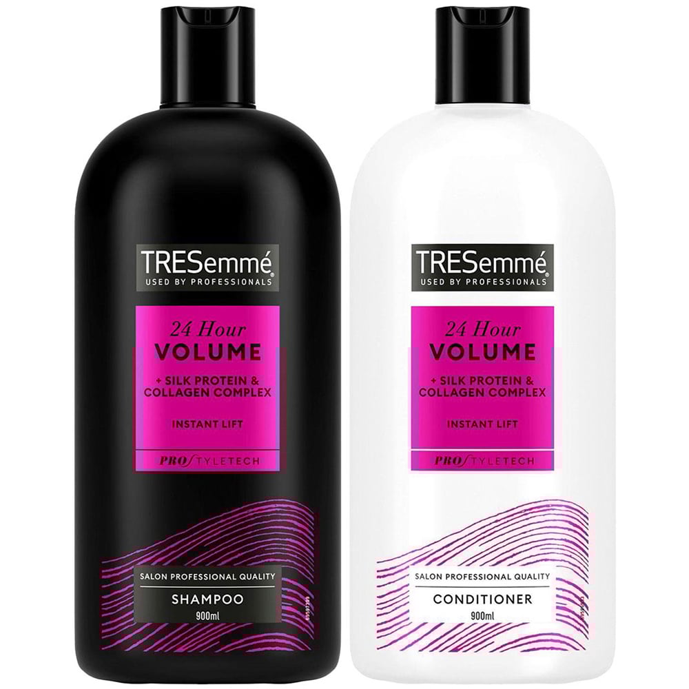 TRESemme 24 Hour Body Volume Shampoo and Conditioner 900ml Image 1