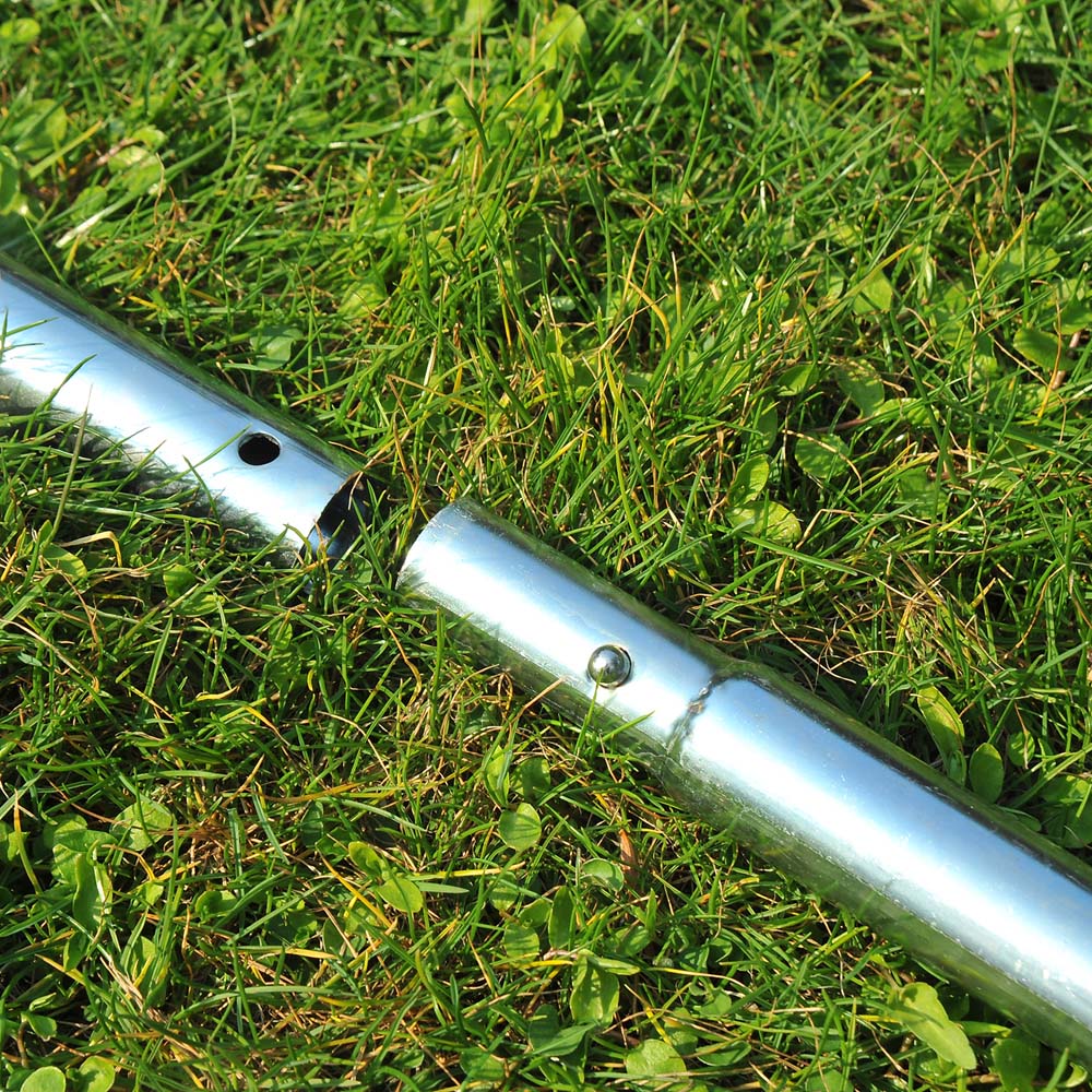 Outsunny Rolling Lawn Aerator with Adjustable Handle Image 4