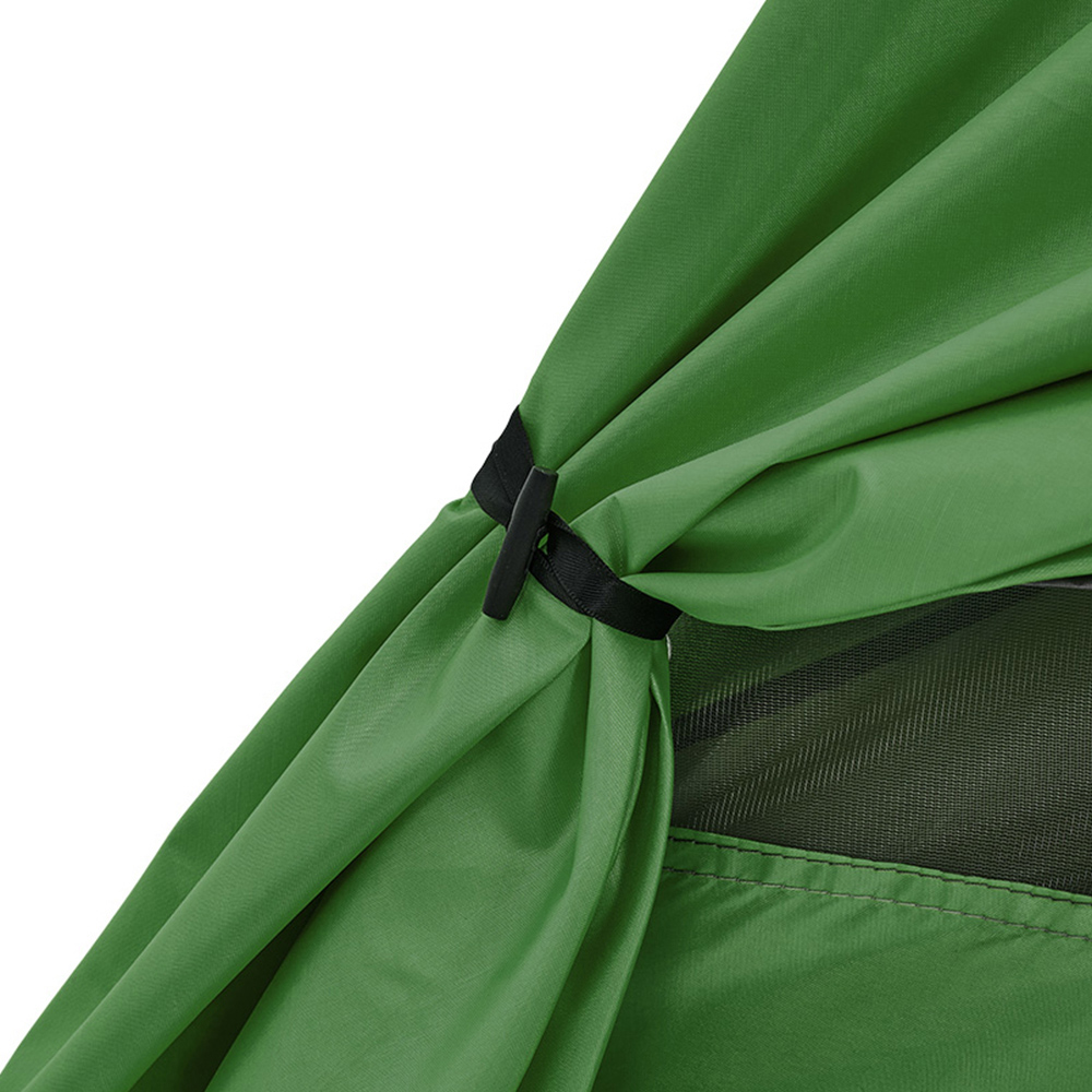Living and Home 2 Person Camping Tent with Detachable Top Cover Green Image 5